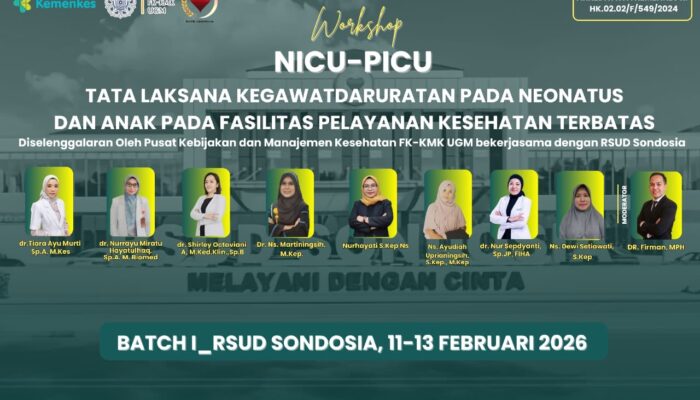 RSUD Sondosia Bakal Gelar Workshop NICU–PICU, Slot Peserta Tinggal 6 Orang