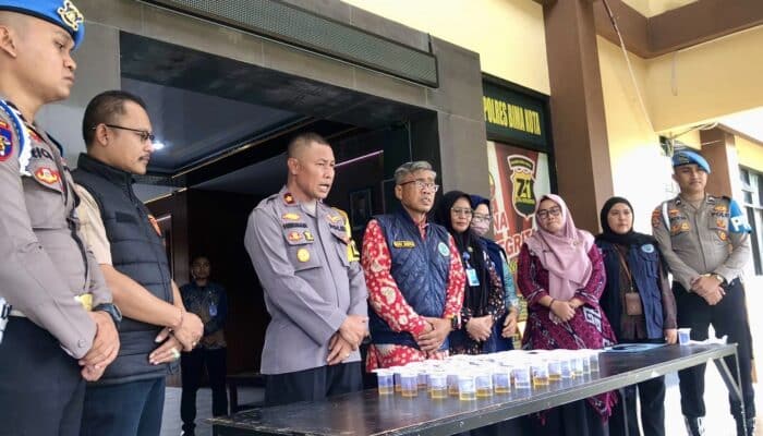 Polres Bima Kota dan BNNK Buka-bukaan Hasil Tes Urine, Semua Personel Negatif