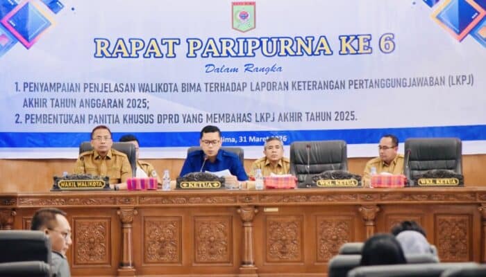 Wawali Sampaikan LKPJ 2025, DPRD Kota Bima Akan Kupas Tuntas Kinerja Pemerintah