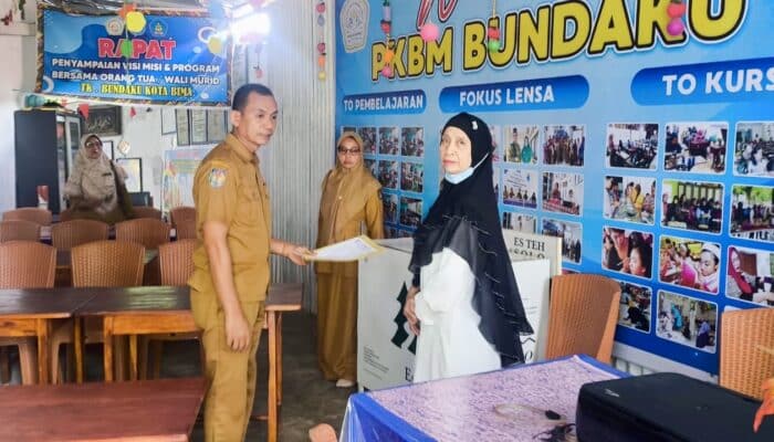 Dikpora Kota Bima Monitoring Kinerja Pamong Belajar dan Tutor di 20 PKBM