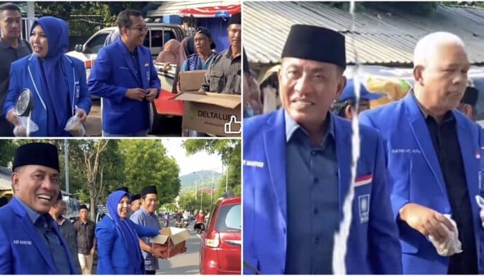 DPD PAN Kabupaten Bima Turun ke Jalan, Ratusan Paket Takjil Dibagikan