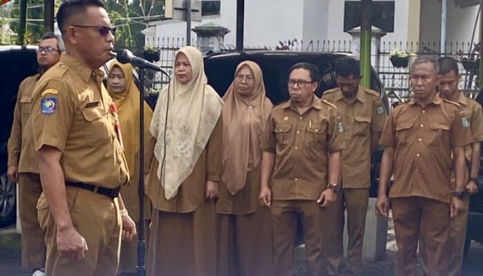 Apel Perdana 2026, Kadis PUPR Kota Bima Tekankan Etos Kerja dan Pelayanan Publik Berkualitas