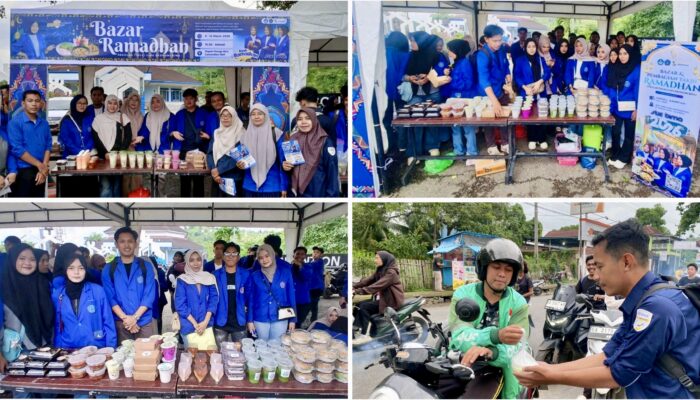 Semarak Ramadan, STIE Bima Berbagi Takjil dan Bazar Kreativitas Mahasiswa