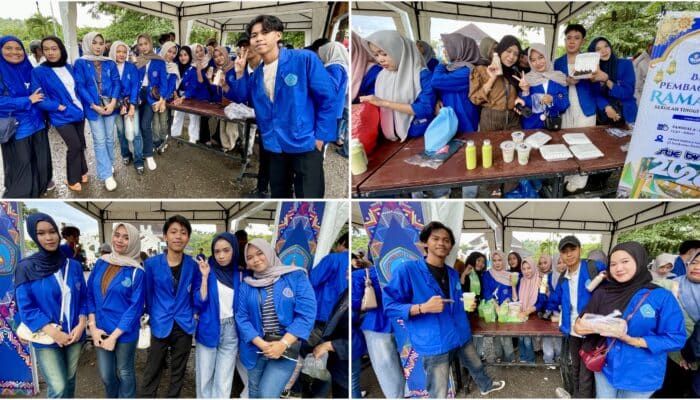 Antusias! Mahasiswa STIE Bima Jualan di Bazar Ramadan, Semua Menu Habis