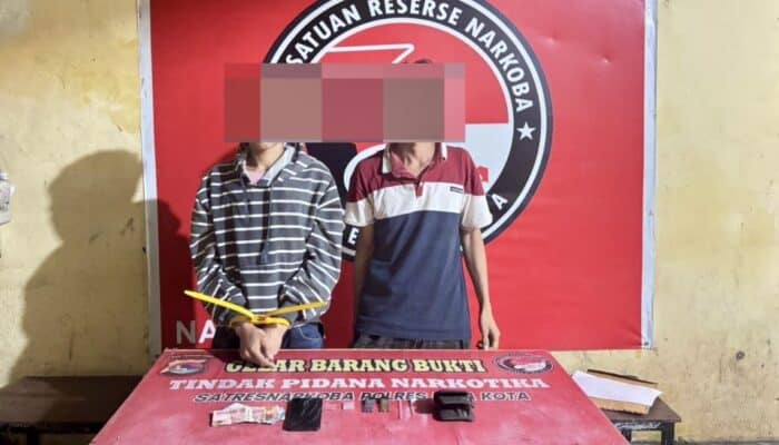 Digerebek Polisi, 2 Terduga Pengedar Sabu-Sabu di Lambu tak Berkutik