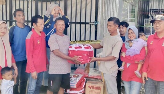 Dinsos Kota Bima Salurkan Bantuan untuk Korban Kebakaran dan Banjir di Mande