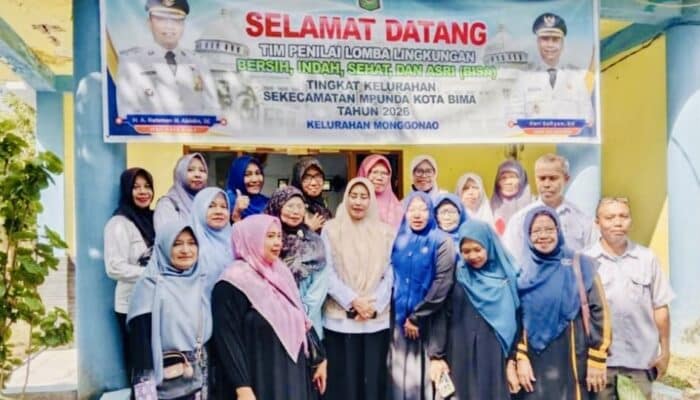 Kelurahan Monggonao Sabet Juara I Lomba Kebersihan Tingkat Kecamatan Mpunda