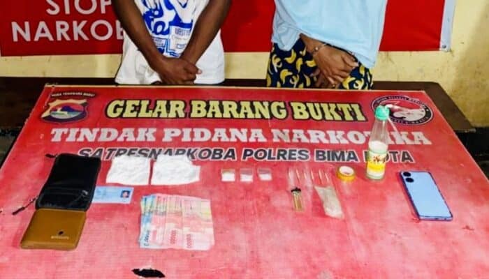 Narkoba Masuk Kampung, Polisi Ringkus 2 Terduga Pengedar Sabu-sabu di Langgudu