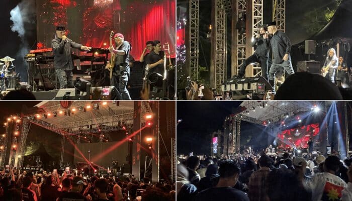 Dewa 19 Sukses Guncang GOR Dompu, Ribuan Baladewa tak Henti Bernyanyi