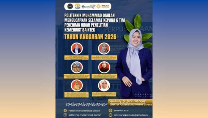 Hebat! 6 Tim Dosen Politeknik Muhammad Dahlan Lolos Hibah Penelitian Kemendiktisaintek