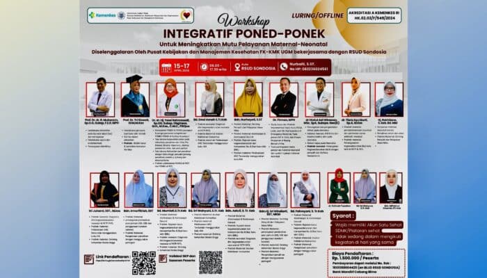 Tinggal 15 Kursi, Workshop PONED-PONEK RSUD Sondosia Diserbu Peserta