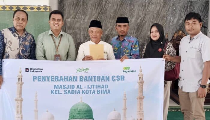 Bukan Sekadar Bisnis, Pegadaian Bima Peduli Tempat Ibadah dan Masyarakat