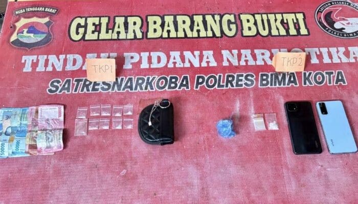 Ibu Rumah Tangga di Kota Bima Ditangkap Kasus Sabu-Sabu, Barang Bukti Ditemukan di 2 Lokasi