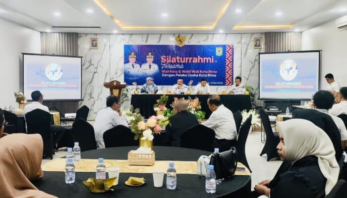 Silaturahmi dengan Pengusaha, Wali Kota Bima Sebut Pelaku Usaha Punya Peran Strategis