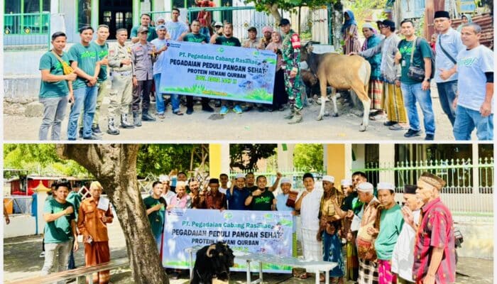 Idul Adha 1447 H, PT Pegadaian Cabang Rasanae Salurkan Hewan Qurban untuk Warga Bima