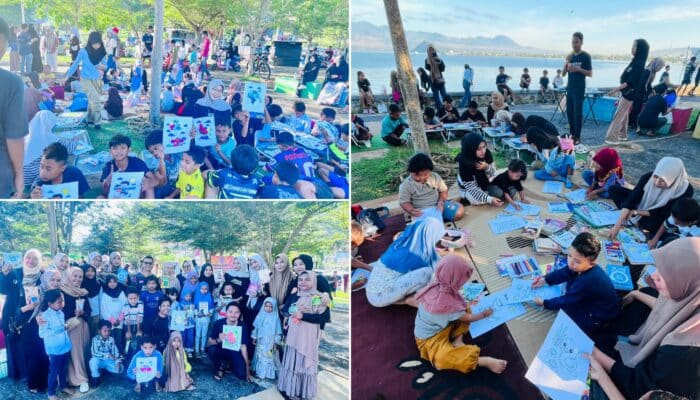 Yayasan Miskan Gelar Gerakan MILIART, Anak-Anak Diajak Belajar Sambil Berkarya