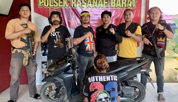Polsek Rasbar Amankan Perempuan Muda yang Diduga Gelapkan Motor