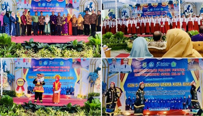 Haru dan Bangga, SDN 5 Kota Bima Lepas 93 Siswa Kelas VI