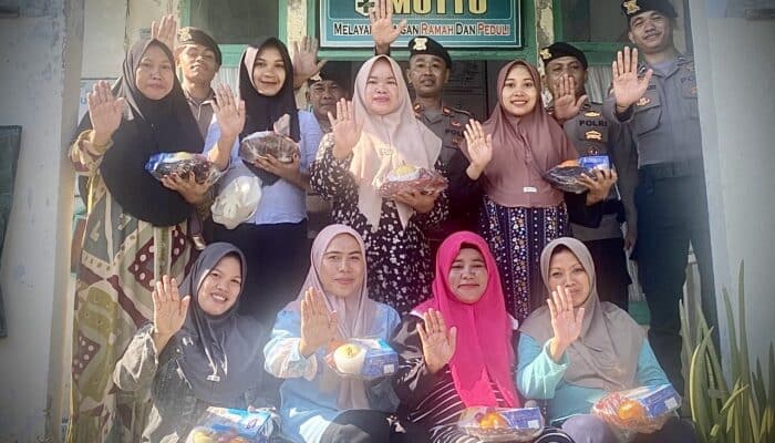 Sat Samapta Polres Bima Kota Salurkan Bantuan Gizi untuk Ibu Hamil