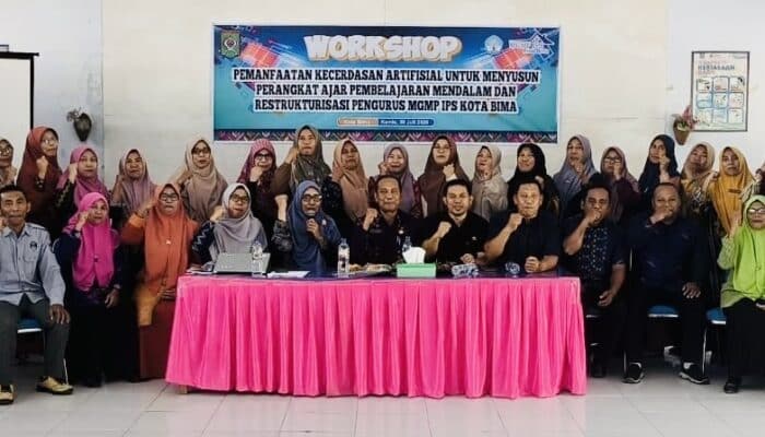 MGMP IPS Gelar Workshop AI dan Restrukturisasi Pengurus, Perkuat Mutu Pendidikan