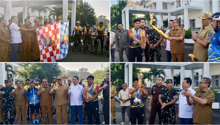 Wakil Wali Kota Lepas Kirab Api Porprov NTB, Bima Kirim Semangat Menuju PON 2028