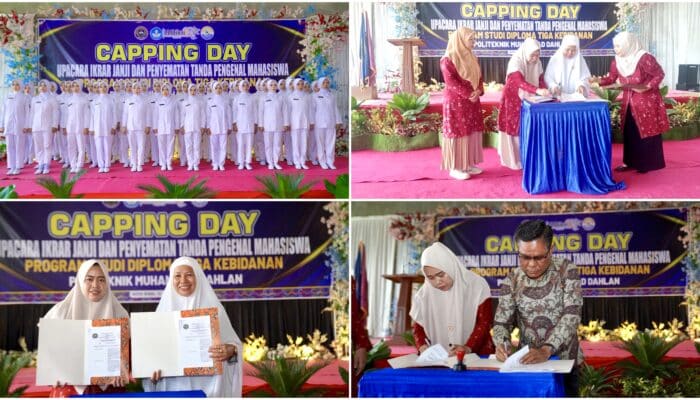 Perkuat Kompetensi dan Etika, 48 Mahasiswa Politeknik Muhammad Dahlan Ikuti Capping Day