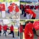 Seru! Pegawai Diskominfotik Kota Bima Adu Kekompakan di Lomba HUT RI