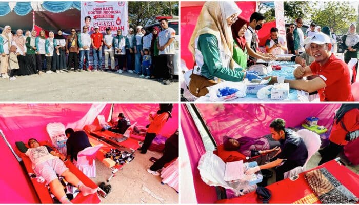 Peringati Hari Bakti Dokter, IDI Kota Bima Layani Donor Darah, Cek Gula dan Kolesterol Gratis