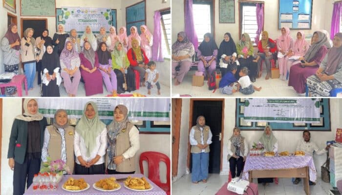 Cegah Anemia, Dosen Akbid Surya Mandiri Bima Ajarkan Ibu Hamil Bikin Perkedel Tahu, Bayam dan Kangkung