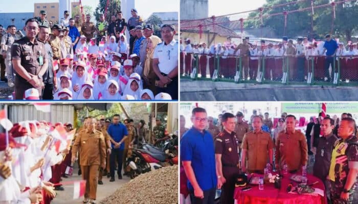Wali Kota dan Wawali Bima Resmikan 3 Jembatan Garuda Perintis Merah Putih, Akses Warga Makin Mudah