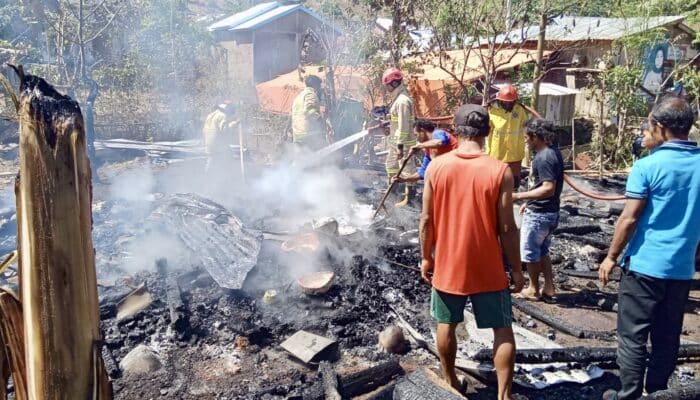 Rumah Warga Ntobo Terbakar, Diduga Lupa Matikan Api di Dapur