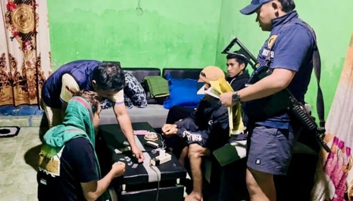 Patroli Malam, Polsek Wawo Amankan Terduga Pengedar dan 8 Klip Sabu-Sabu