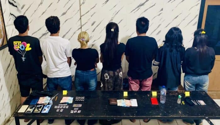 Gerebek Kos-kosan di Sarae, Polisi Temukan 2,34 Gram Sabu dan Amankan 8 Orang