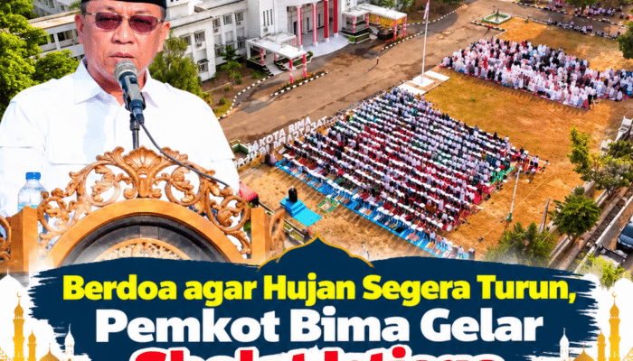Berdoa agar Hujan Segera Turun, Pemkot Bima Gelar Salat Istisqa