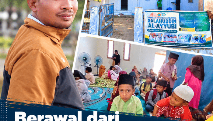 Berawal dari Relawan Literasi, Salahuddin Kini Bangun Generasi Qurani di Pedesaan