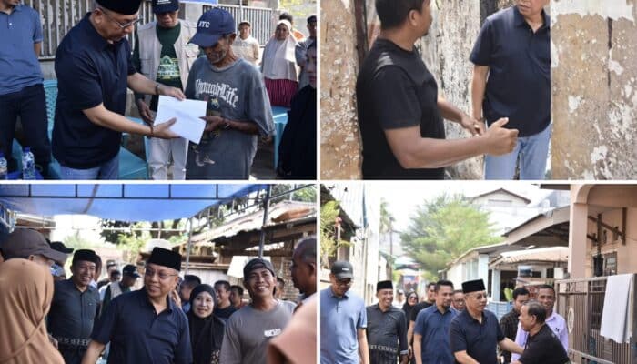Temui Korban Kebakaran, Wali Kota Bima Serahkan Bantuan dan Siapkan Bedah Rumah
