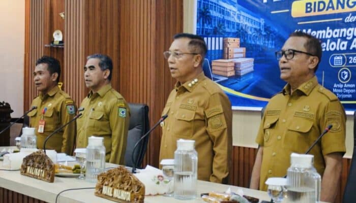 Wali Kota dan Wawali Bima Dorong Budaya Tertib Arsip di Seluruh OPD